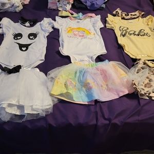 Infant Baby Girl Skirt Outfit ( Size 3-6mo)